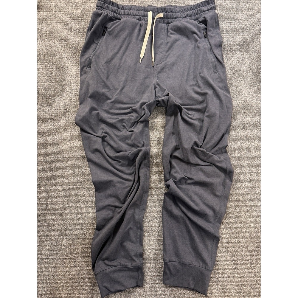 Vuori Ponto Performance Pant Mens Large Charcoal Blue Jogger V438